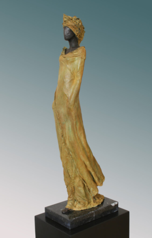 beeld brons Kieta Nuij
